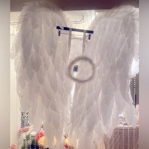 XX LARGE LIGHT UP ANGLE WINGS/ HALO